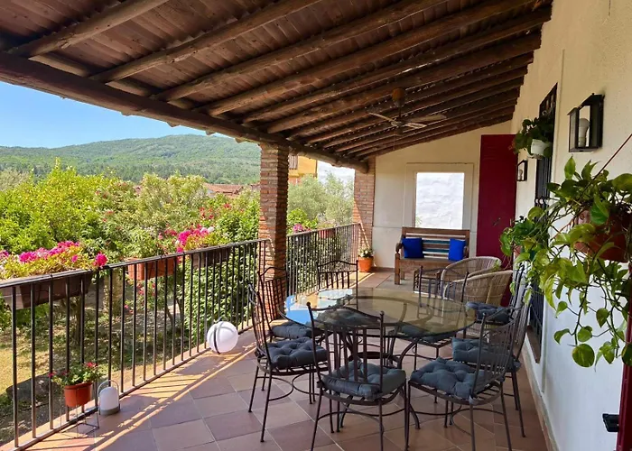 Hoyos Casa Jardin Sierra De Gata 빌라 사진
